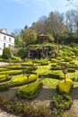 Park view on Bom Jesus do Monte hill. Braga, Portugal