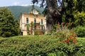 Park and Villa del Balbianello at Como lake