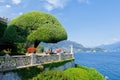 The park of Villa del Balbianello on Lake Como, Lenno, Lombardia, Italy Royalty Free Stock Photo