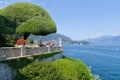 The park of Villa del Balbianello on Lake Como, Lenno, Lombardia, Italy