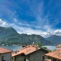 Neighborhood Of Villa Melzi In Bellagio At The Famous Italian Lake Como, lake view Royalty Free Stock Photo