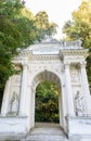 The beautiful Park of Villa Pallavicini, in Genua, Italy