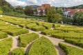 Park of Wilhelmsburg castle in Schmalkalden Royalty Free Stock Photo
