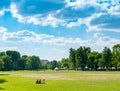 Park WÃÂ¶hrder Wiese in Nuremberg Royalty Free Stock Photo