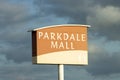 Parkdale Mall Sign Royalty Free Stock Photo