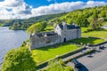 Parke's Castle in County Leitrim was once the home of English planter Robert Parke Royalty Free Stock Photo