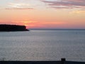 Parked along the coast of Cheticamp, Nova Scotia, Canda enjoyed