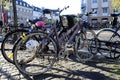 Parked Bikes - Nordic European City Scene