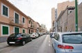 Parked cars on crowded Santa Catalina street