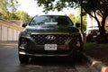 Parked Hyundai Santa Fe SUV in Kansas City, United States