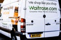 Parked John Lewis Waitrose Home Delivery Van