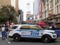 NYPD Police Vehichle parked near Herald Square