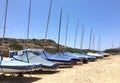 Parked Sailboats Royalty Free Stock Photo