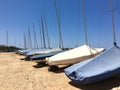 Parked Sailboats Royalty Free Stock Photo