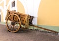 Parked Wooden Cart Royalty Free Stock Photo