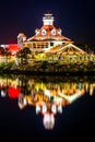 Parker's Lighthouse at night