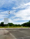 parking airport empty Royalty Free Stock Photo