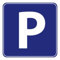 Parking allowed symbol