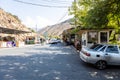 parking area in Azat River gorge in Garni village