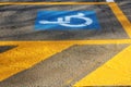 Parking area for disabled