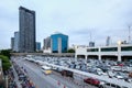 Parking area for passengers at BTS Sky train Mochit Station