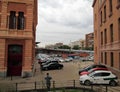 Parking Atocha train station Madrid Spain Europe