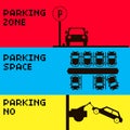 Parking banner