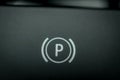 parking Button on modern car Royalty Free Stock Photo