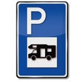 Parking for caravans