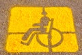 Parking for the disable sign Royalty Free Stock Photo