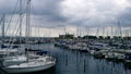 Parking expensive yachts near Kronborg castle in Helsingor