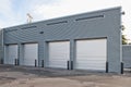 Parking garage with doors Royalty Free Stock Photo