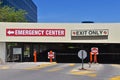 Parking garage in a hospital zone Royalty Free Stock Photo