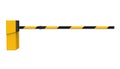 Parking Gate Barrier Isolated Royalty Free Stock Photo