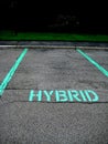 Parking for hybrid car