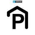 Parking icon or logo isolated sign symbol vector illustration Royalty Free Stock Photo