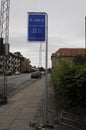 Parking info at Kastruplundgade in Kastrup