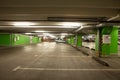 Parking interior / underground garage Royalty Free Stock Photo