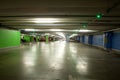 Parking interior / underground garage Royalty Free Stock Photo