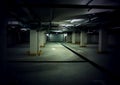 Parking interior and underground garage Royalty Free Stock Photo