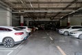 a parking lot of a big department store ,wuhan city, china