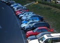 Parking lot cars Royalty Free Stock Photo