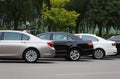 Parking lot cars Royalty Free Stock Photo