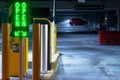 Parking Lot Entrance Royalty Free Stock Photo