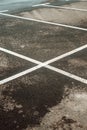 Parking lot marking lines as minimal geometrical background