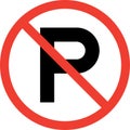 Parking lot, road signs, set, vector icon. Parking signs vector. Royalty Free Stock Photo