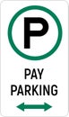 Parking lot, road signs, set, vector icon. Parking signs vector. Royalty Free Stock Photo