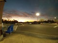 Parking Lot at Sunset