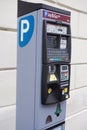 Parking meter in Rome, Italy