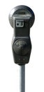 Parking Meter, Isolated Against White Background Royalty Free Stock Photo
